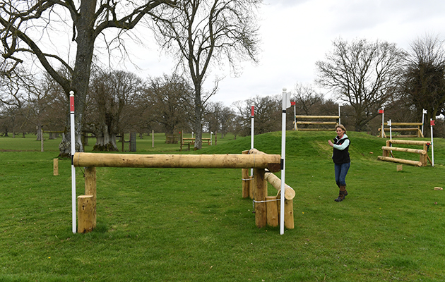 Badminton cross-country fences Mary King