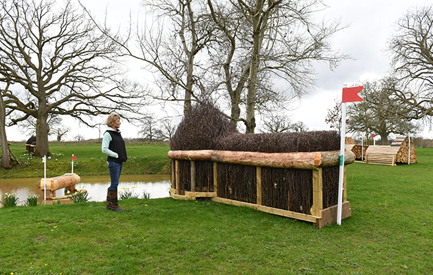 Badminton cross-country fences Mary King
