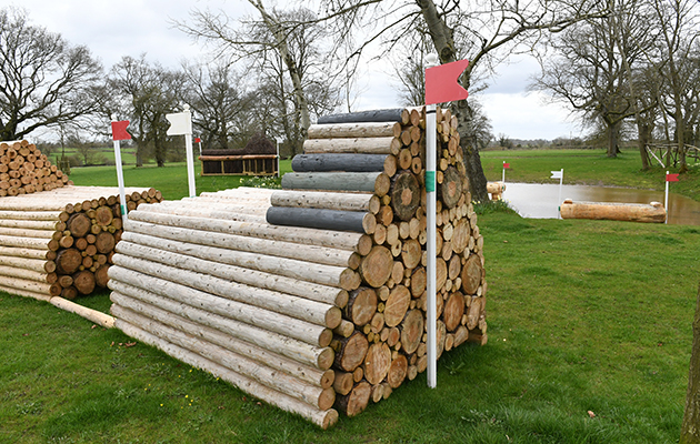 Badminton cross-country fences Mary King
