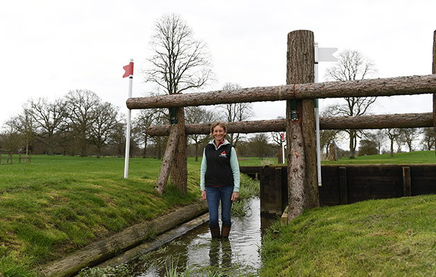 Badminton cross-country fences Mary King