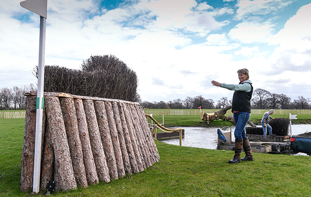 Badminton cross-country fences Mary King