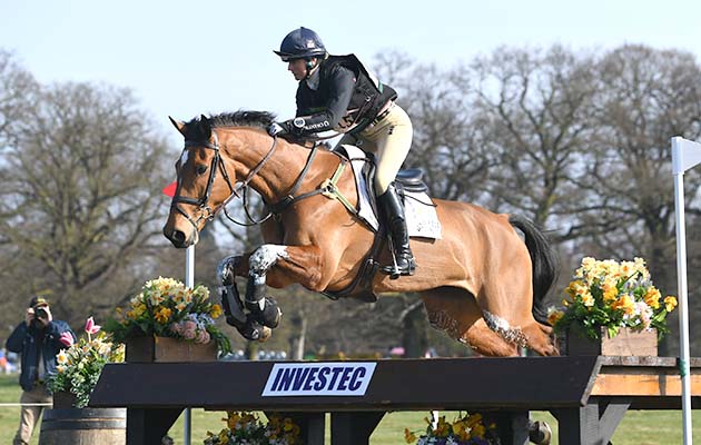 Piggy French riding COOLEY MONSOON in CIC** Section H during Belton Park International near Grantham in the county of Lincolnshire in the UK on the 14 April 2018