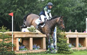 Simon Grieve riding DOUGLAS during the cross country phase of the Equi-Trek CCI*** at the Bramham International Horse Trials on the Bramham Estate near Weatherby in North Yorkshire in the UK on 9th June 2018