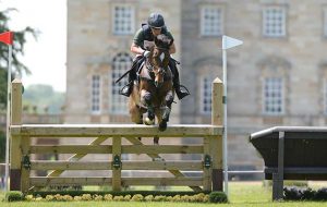 Simon Grieve (GBR) riding EDISON in the cross country phase of the CCI** section at the Saracen Horse Feeds Houghton International Horse Trials on the Houghton Hall Estate near King's Lynn in Norfolk in the UK between 25th-28th May 2017
