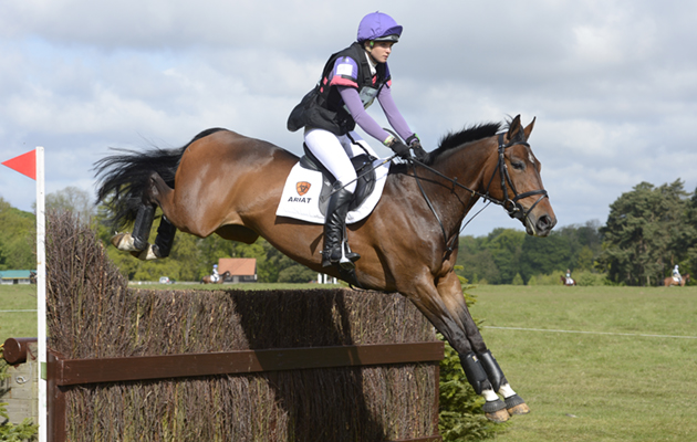 Emily King riding REDPATH EUCANFLY, in the CCIJ* at the Houghton International on 25 May 2013