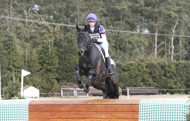 Emily King riding BROOKLEIGH in Intermediate Section K on 29th March 2013