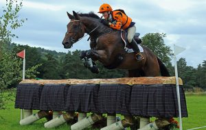 Classy Touch competing with Caroline Mosley at Blair CCI*