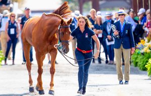 WEG eventing dressage times