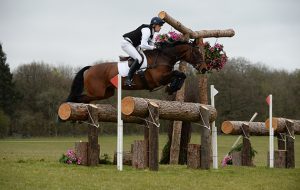 Sam Ecroyd riding MASTER DOUGLAS in the Advanced Section O during Withington Manor Horse Trials on the Withington Estate near Cheltenham in Gloucestershire, UK on 1st May 2016