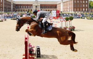 Eric Lamaze riding Chacco Kid at London GCT