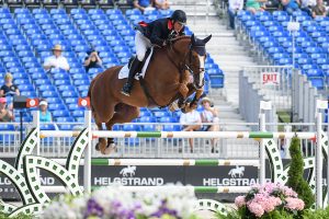 WEG showjumping team Thursday William Funnell Holly Smith William Funnell and Billy Buckingham at WEG 2018.