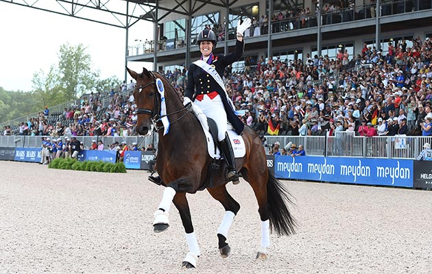 in the Grand Prix Special during FEI Dressage Championship at the FEI World Dressage Team Championship at the FEI World Equestrian Games Tryon 2018 at Tryon International Equestrian Centre, near Tryon North Carolina in the USA between 11th-23rd September 2018