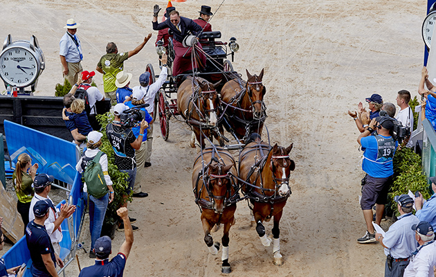 FEI World Equestrian Games™ Tryon USA Driving Cones Chester Weber USA Photo FEI/Liz Gregg