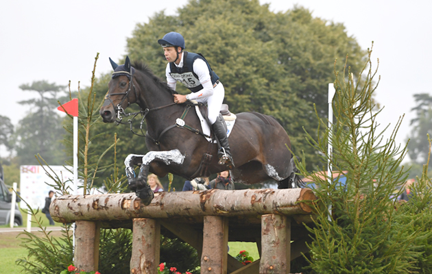 Christopher Burton (AUS) riding COOLEY LANDS in the cross country phase of the CIC*** 8/9 YO during the Ssangyong Blenheim Palace International Horse Trials near Oxford in Oxfordshire, UK between 17th September 2017