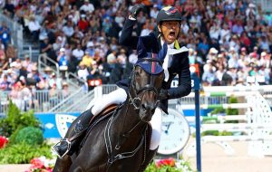 LOPEZ LIZARAZO Carlos Enrique (COL) riding Admara 2 during the FEI World Equestrian Games 2018 on September 23, 2018 in Tryon, United States of America. (Photo by Pierre Costabadie/Icon Sport via Getty Images)