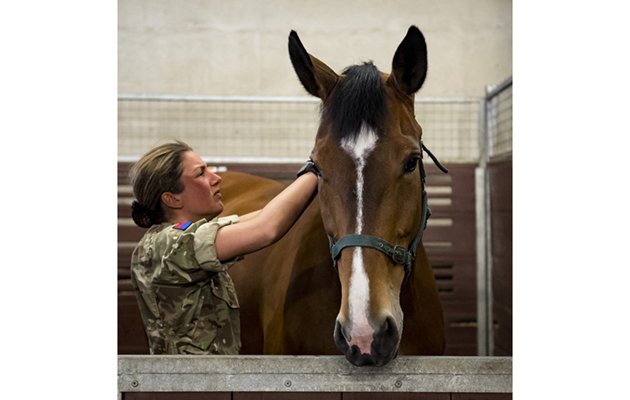 Members of the RHA Kings troop prepare at Wellington barracks on the 24/04/2018, for the new Royal babies 41 gun salute, this takes place at 1400 today in various locations around London, after the happy announcement yesterday, at Buckingham palace that Princess Kate Duchess of Cambridge has given birth to a son. Photographer: Corporal Stephen Harvey / MoD Crown