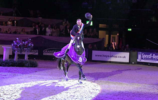 Karel Cox EVERT Leading Showjumper of the Year at Horse of The Year Show 2018 at the NEC near Birmingham in the UK between 2nd- 7th October 2018