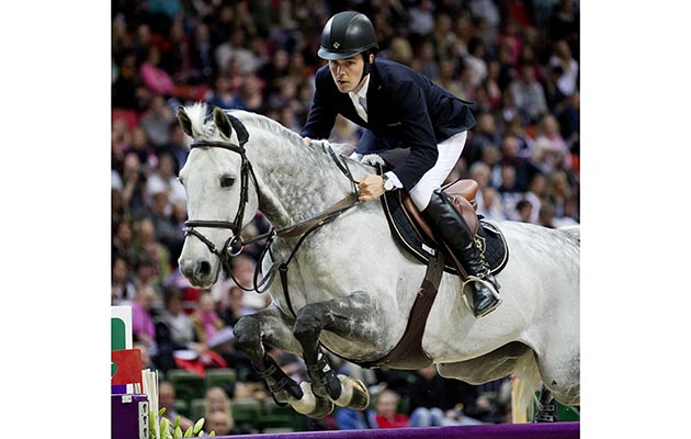 Spain's Sergio Alvarez Moya rides Carlo 273 during the World Cup dressage tournament at the Gothenburg Horse Show, in Goteborg, on April 25, 2013.   AFP PHOTO / SCANPIX SWEDEN / ADAM IHSE  SWEDEN OUT        (Photo credit should read ADAM IHSE / SCANPIX/AFP/Getty Images)