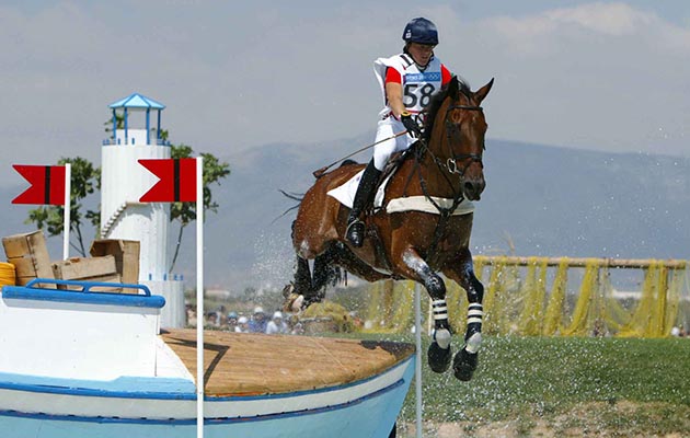Mandatory Credit: Photo by Cavan Pawson/Evening Standard/REX/Shutterstock (963929a) Pippa Funnell In Action Today During The Cross Country Section Of The Three-day Eventing At The Olympic Games In Greece. The Athens Olmpics 20004....pic Cavan Pawson............ Pippa Funnell In Action Today During The Cross Country Section Of The Three-day Eventing At The Olympic Games In Greece. The Athens Olmpics 20004....pic Cavan Pawson............