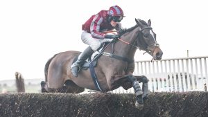 George Henderson riding The Caller at Cocklebarrow point-to-point January 2019