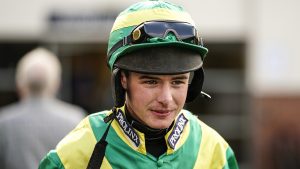Jump jockey Charlie Deutsch