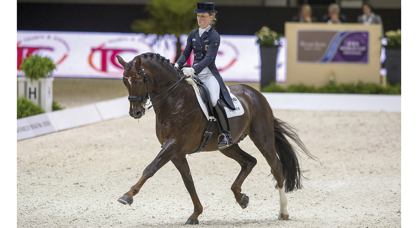 Helen Langehanenberg (GER)&Damon Hill NRW - Reem Acra FEI World Cup Dressage Finals - Grand Prix - Eurexpo, Lyon, France - 19 April 2014