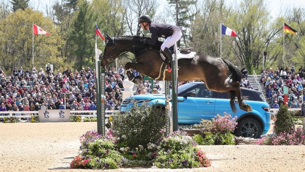 Kentucky 2021 spectator plans. Image of Michael Jung at Kentucky 2018