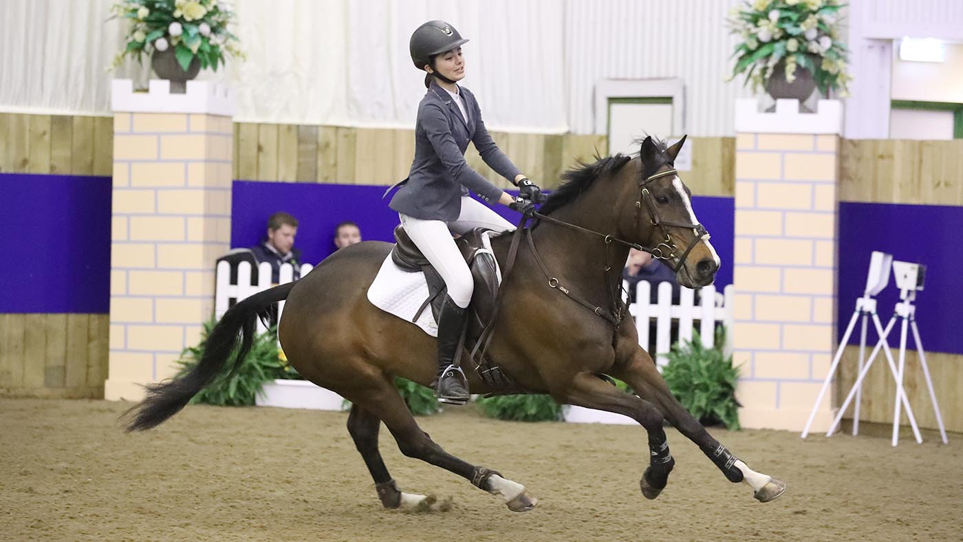 Blue Chip Winter Championships 2019  Class 31 Winner 0620 - Quay and Megan Trott Eskadron Pony Discovery Championship  0 95m