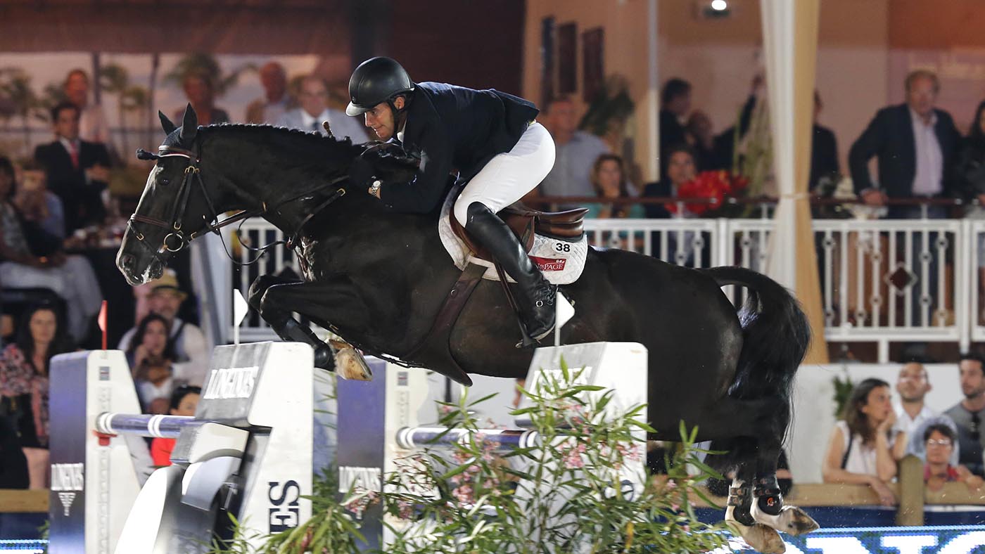 Billy Congo jumping in Cannes