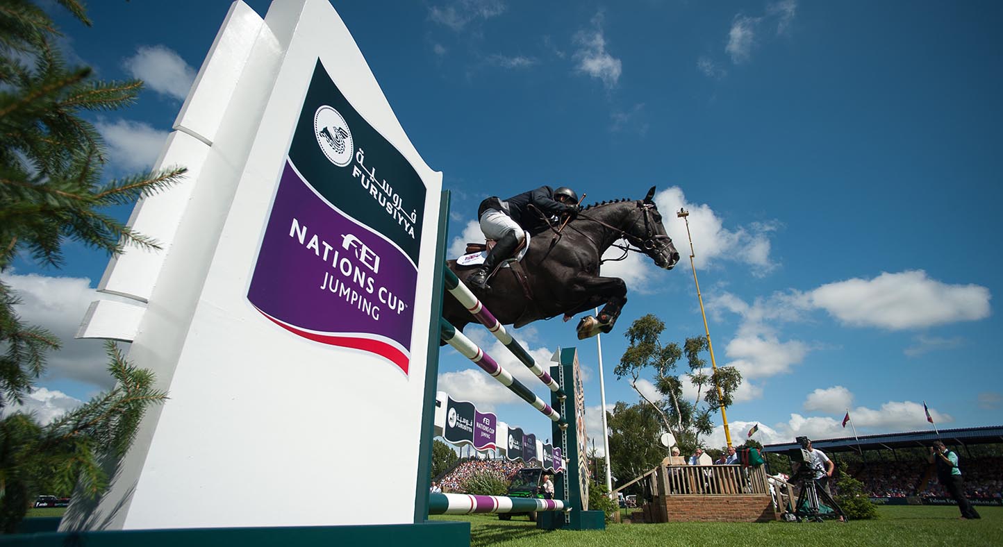 William Funnell (GBR)&Billy Congo - Furusiyya FEI Nations Cup of Great Britain Presented By Longines - Hickstead, West Sussex, United Kingdom - 02 August 2013