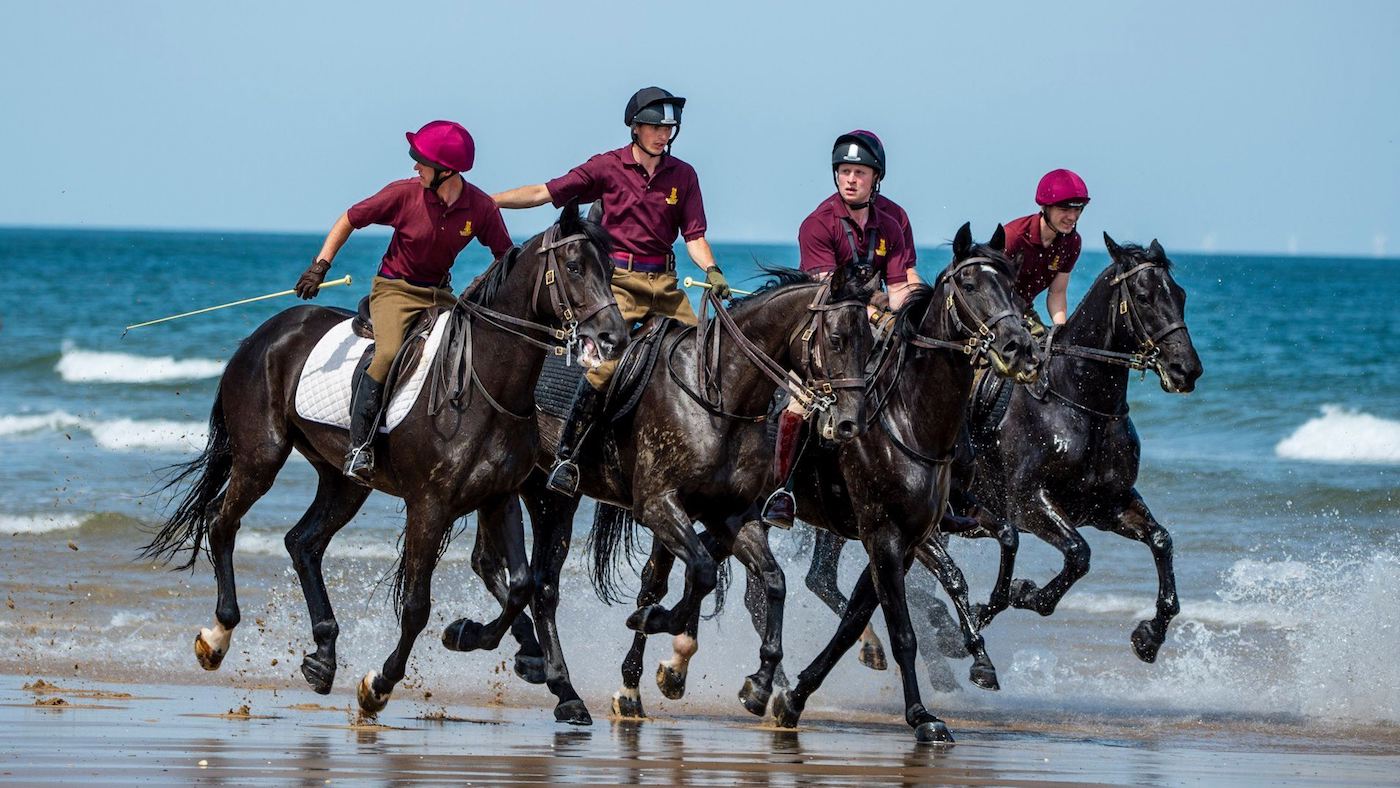 Household Cavalry Holkham beach