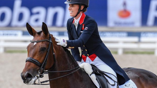 Charlotte Dujardin (GBR) riding Mount St John Freestyle during the FEI Grand Prix de Dressage at the FEI Longines European Championships Jumping, Dressage & Para-Dressage Rotterdam 2019 held in Kralingse Bos in Rotterdam in the Netherlands on 19-25th August 2019