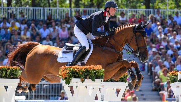How to watch Olympic showjumping Ben Maher, pictured riding Explosion W at the 2019 European Showjumping Championships, has been selected for the British Olympic showjumping team.