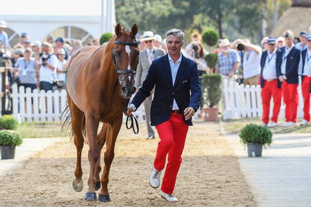 European Eventing Championships trot-up