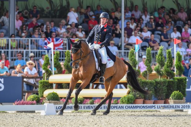 European Eventing Championships dressage Oliver Townsend