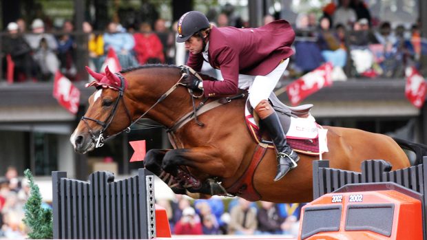 HP0GJ5 CSIO Masters, Spruce Meadows, September 2004, CN International, Nick Skelton (GBR) riding Arko III