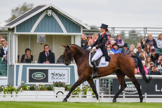 Burghley 2019 dressage Piggy French