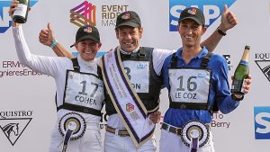 Event Rider Masters podium at Lingnieres in 2019