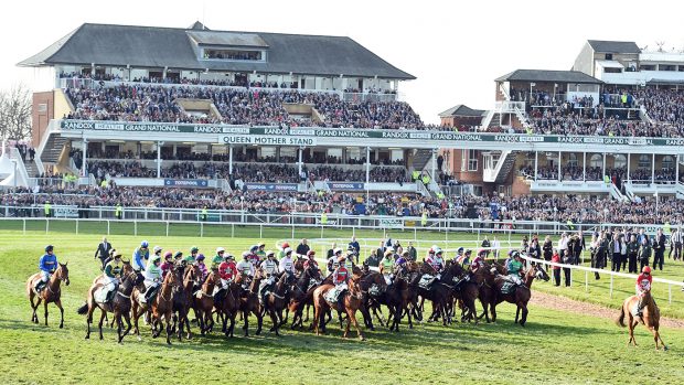 The start of the 2018 Grand National 14-4-18