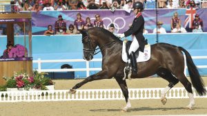 Olympics facts: Charlotte Dujardin riding Valegro at London 2012.