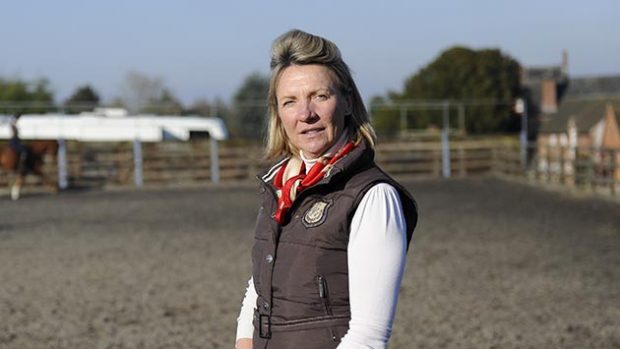 Julie Templeton at Home Long Barn Stables, Nr Newport on 19 February 2013