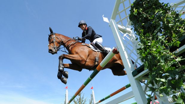 Gemma Tattersall and Arctic Soul at Badminton 2016.