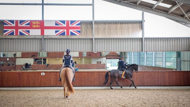 Carl Hester and Charlotte Dujardin have a purely professonal working relationship