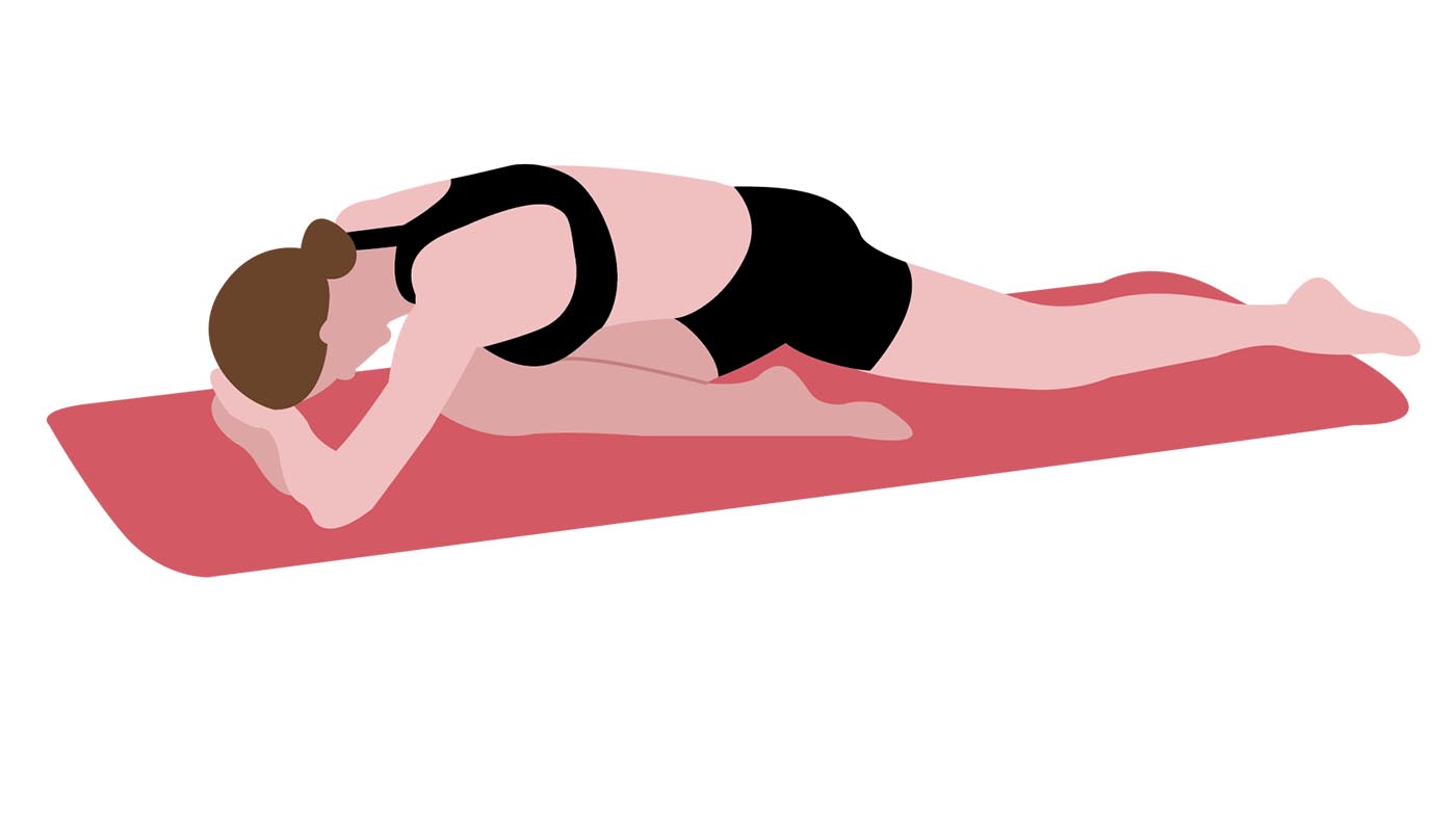 sleeping pigeon plank exercises for horse riders