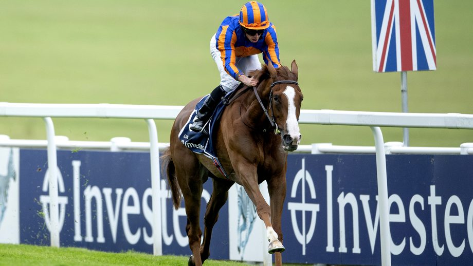 Epsom Oaks bets Love ridden by jockey Ryan Moore wins the Investec Oaks at Epsom Racecourse.
