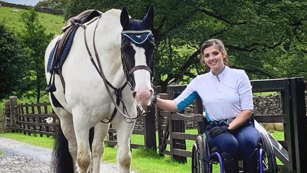 Jemima Croft has ambitions to become a disabled worker in the equestrian industry
