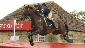 Clare Lewis and Sidnificant at Burghley 2010.