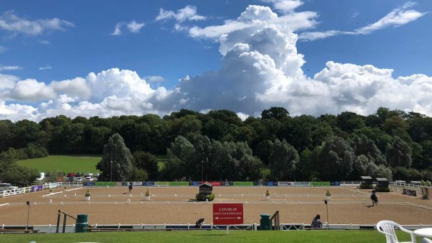 Blazing sunshine at the 