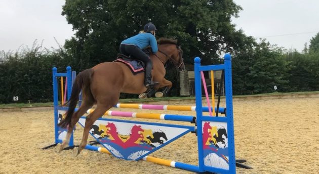 The Last Samuri jumping with Pandora Lovett