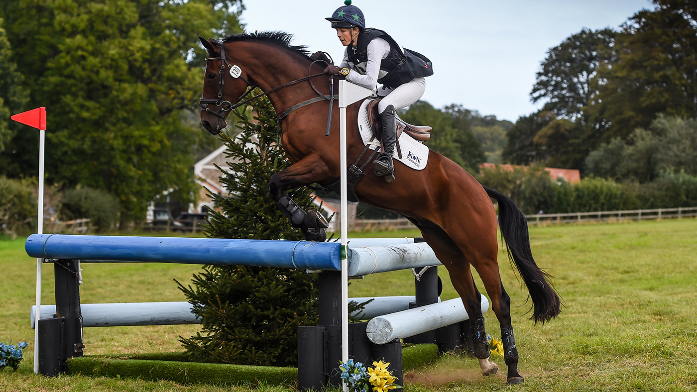 Edie Campbell riding FIREBALL F in CCI-S 4* Section S during the dressage phase of the BURNHAM MARKET INTERNATIONAL (3) held at Sussex Farm near Burnham Market in Norfolk in the UK on the 20th September 2020